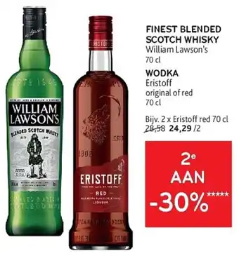 Alvo William Lawson's en Eristoff aanbieding