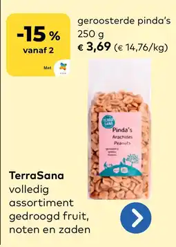 Bio Planet TerraSana Geroosterde Pinda's aanbieding