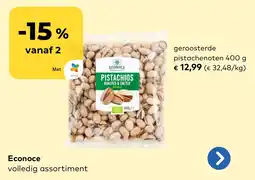 Bio Planet Econoce geroosterde pistachenoten aanbieding