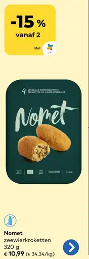 Bio Planet Nomet Zeewierkroketten aanbieding