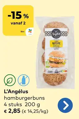 Bio Planet L'Angélus hamburgerbuns aanbieding