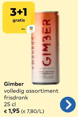 Bio Planet gimber volledig assortiment frisdrank aanbieding