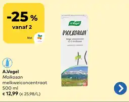 Bio Planet A.Vogel Molkosan Melkweiconcentraat aanbieding