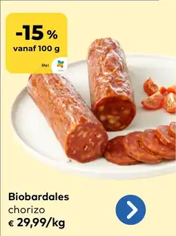 Bio Planet Biobardales Chorizo aanbieding