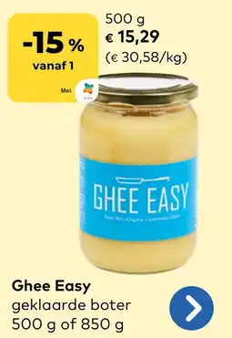 Bio Planet Ghee Easy Geklaarde Boter aanbieding