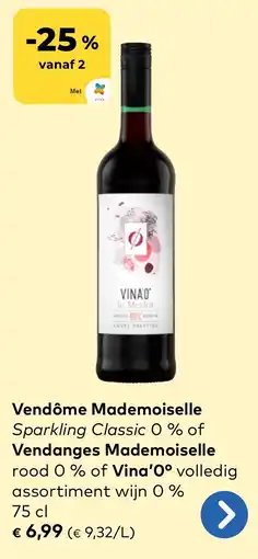 Bio Planet Vina'0° volledig assortiment wijn 0% aanbieding