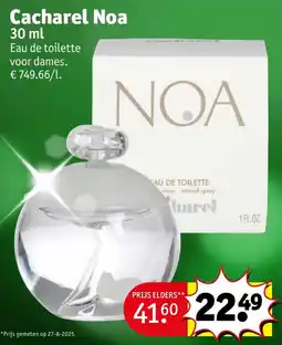 Kruidvat Cacharel Noa aanbieding