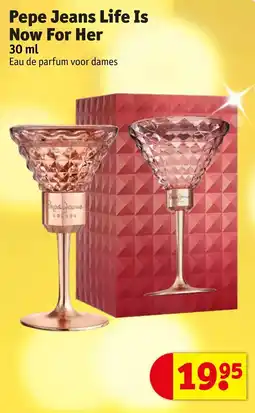Kruidvat Pepe Jeans Life Is Now For Her aanbieding