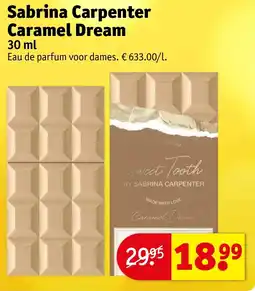 Kruidvat Sabrina Carpenter Caramel Dream aanbieding
