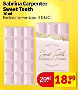 Kruidvat Sabrina Carpenter Sweet Tooth aanbieding