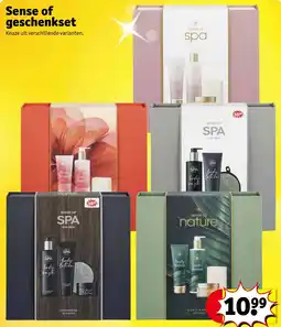 Kruidvat Sense of Geschenkset aanbieding