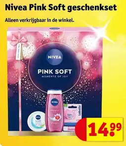 Kruidvat Nivea Pink Soft Geschenkset aanbieding