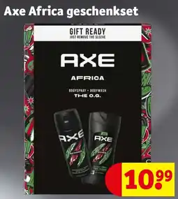 Kruidvat Axe Africa geschenkset aanbieding