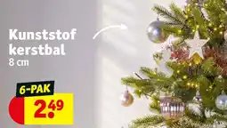 Kruidvat Kunststof Kerstbal aanbieding