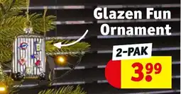 Kruidvat Glazen Fun Ornament aanbieding