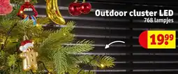 Kruidvat Outdoor cluster LED 768 lampjes aanbieding