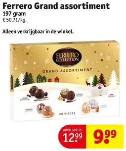 Kruidvat Ferrero Grand assortiment aanbieding