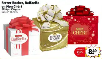 Ferrer Rocher, Raffaello en Mon Chéri