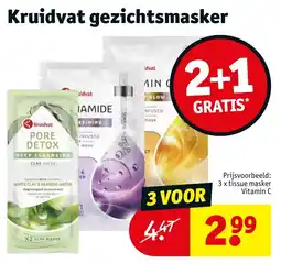 Kruidvat Kruidvat gezichtsmasker aanbieding