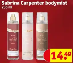 Kruidvat Sabrina Carpenter bodymist aanbieding