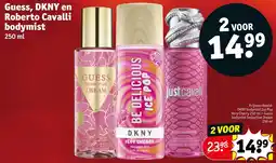 Kruidvat Guess, DKNY en Roberto Cavalli bodymist aanbieding
