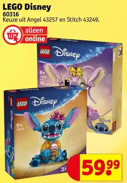 Kruidvat Lego Disney aanbieding