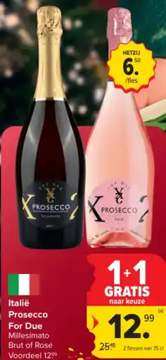 Carrefour Market Italië Prosecco For Due aanbieding