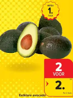 Carrefour Market Eetklare avocado aanbieding