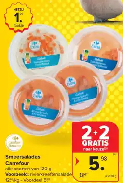 Carrefour Market Smeersalades Carrefour aanbieding