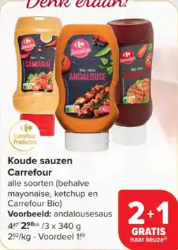 Carrefour Market Koude Sauzen Carrefour aanbieding