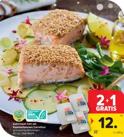 Carrefour Market Zalmmoot met vel Kwaliteitsketen Carrefour aanbieding