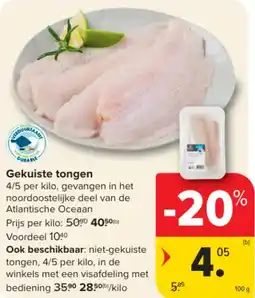 Carrefour Market Gekuiste Tongen aanbieding