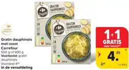 Carrefour Market Gratin Dauphinois met Room Carrefour aanbieding