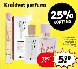 Kruidvat eau de parfum Oud Wood & Chinese Pepper 50 ml aanbieding