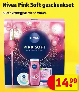 Kruidvat Nivea Pink Soft geschenkset aanbieding