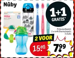 Kruidvat 2 x 4+M thermolepels 3 stuks aanbieding