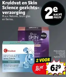 Kruidvat Kruidvat en Skin Science gezichtsverzorging aanbieding