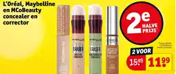 Kruidvat L’Oréal, Maybelline en MCoBeauty concealer en corrector aanbieding