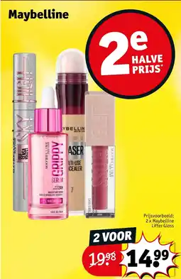 Kruidvat 2 x Maybelline Lifter Gloss aanbieding