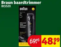 Kruidvat Braun baardtrimmer aanbieding