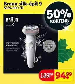 Kruidvat Braun silk-épil 9 aanbieding
