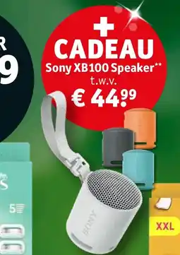 Kruidvat Sony XB100 Speaker aanbieding