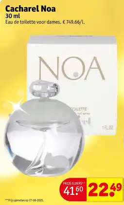 Kruidvat Cacharel Noa 30 ml aanbieding