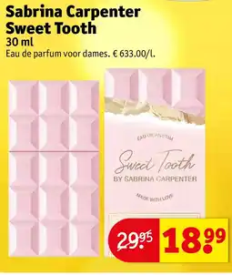 Kruidvat Sabrina Carpenter Sweet Tooth 30 ml aanbieding