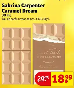 Kruidvat Sabrina Carpenter Caramel Dream 30 ml aanbieding