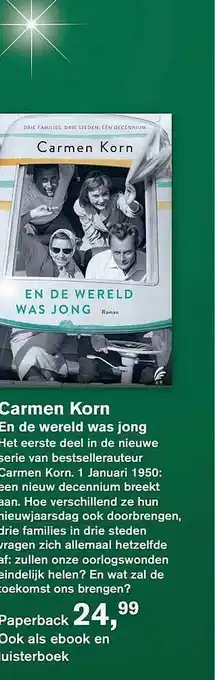 Carmen Korn En De Wereld Was Jong