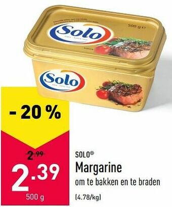 ALDI Margarine aanbieding