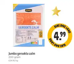 Jumbo Jumbo gerookte zalm aanbieding