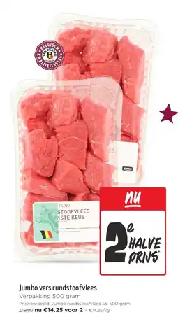 Jumbo Jumbo vers rundstoofvlees aanbieding