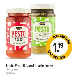Jumbo Jumbo Pesto Rosso of alla Genovese aanbieding